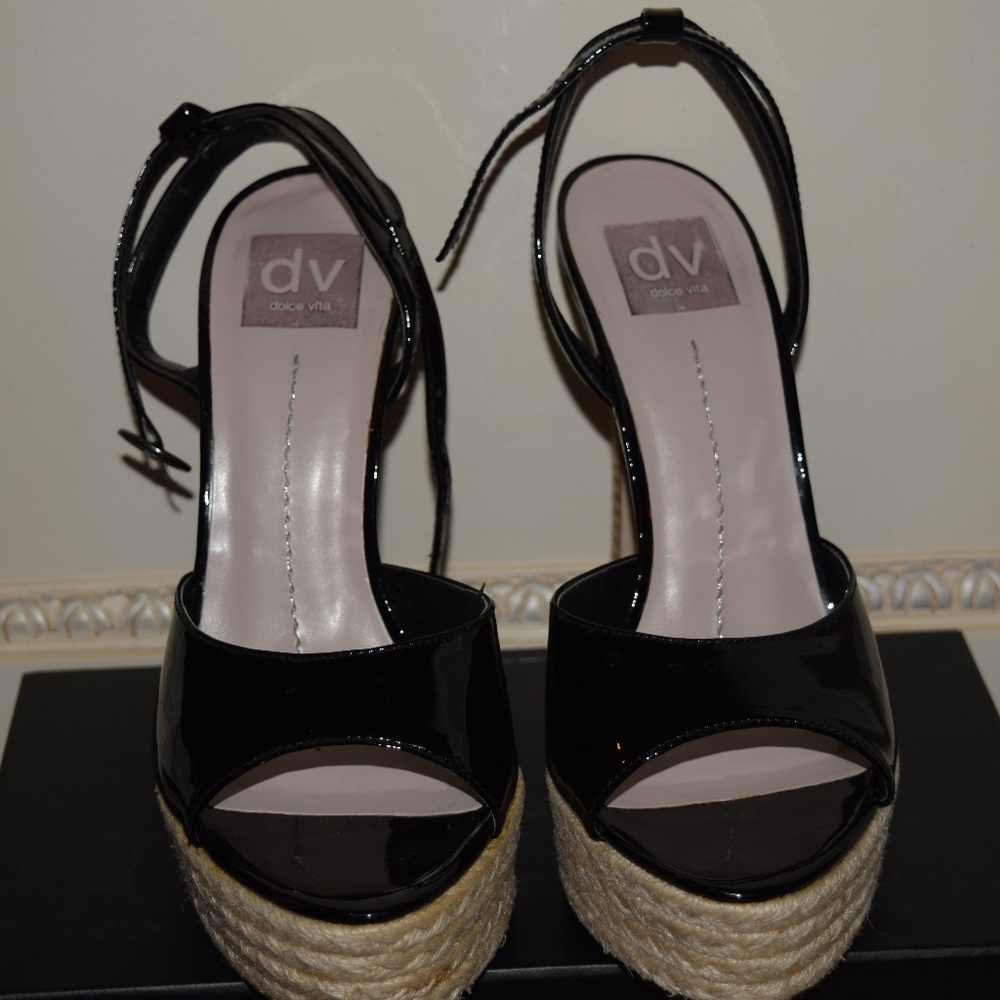 Dolce Vita Black Heels Size 8 with 5 inch heel